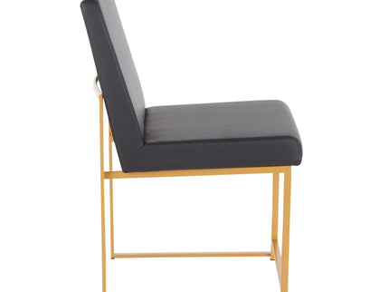 Fuji - Contemporary Stylish Frame, High Back Dining Chair (Set of 2)
