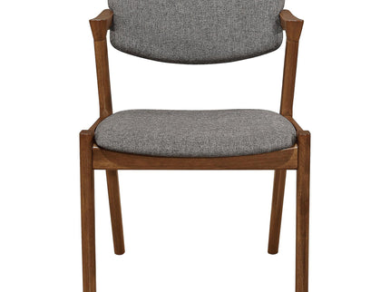 Modern Dining Chair And Zigzag Arm Design (Set of 2)