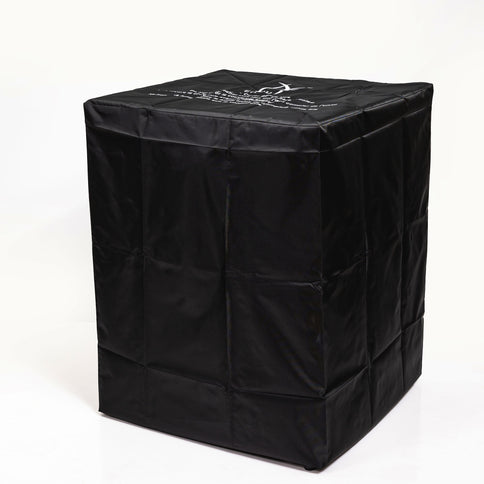 Propane Gas Square Fire Pit, Tile Tabletop With Beautiful Wicker Base For Outside