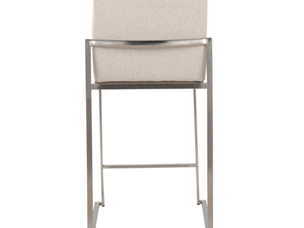 Fuji - Contemporary High Back Counter Stool, Functional Design