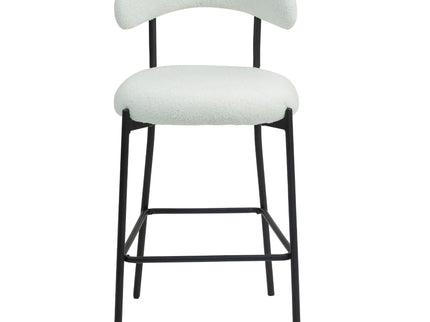 Counter Height Bar Stools With Powder Coating Base And Footrest