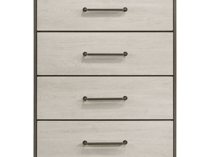 Edmondson - 4 Drawer Chest - Natural / Gray