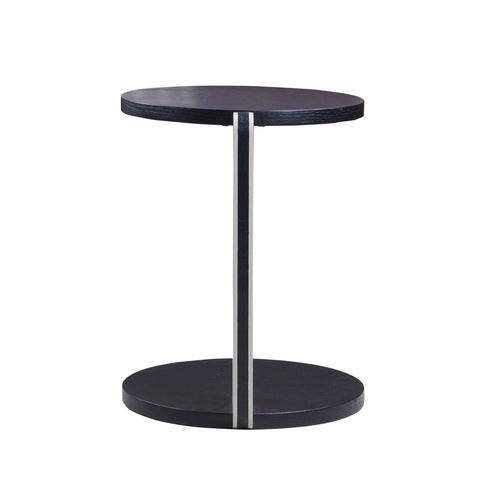 Round Coffee & End Table Set - Black