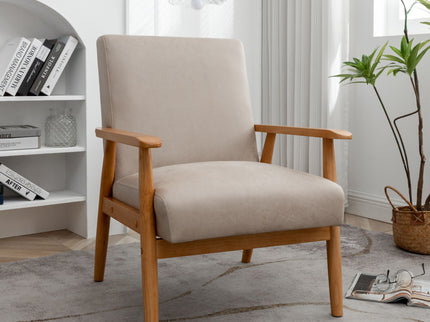 Wide Classic Mid-Century Modern Arm Chair