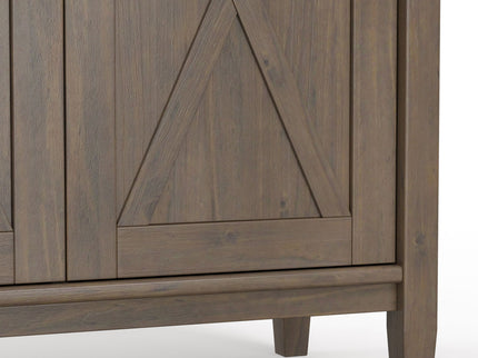 Ela - Low Storage Cabinet - Smoky Brown