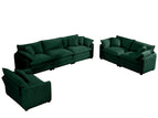 Dark Green / 3 Pc. 3 Seater Sofa, 2 Seater Sofa, Chair