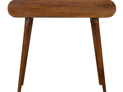 Solid Wood Curved Edge Console Table