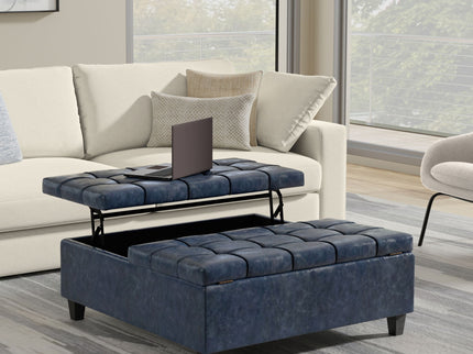 Harrison - Upholstered Coffee Table Storage Ottoman