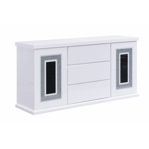 Ariya - Buffet With Clear Glass Inlay