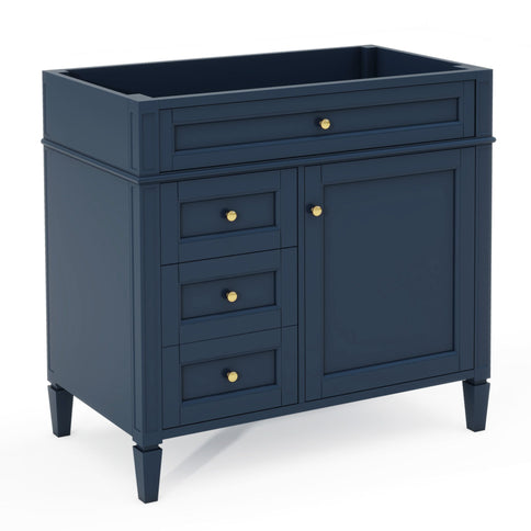 Bathroom Vanity With 2 Drawers And Tip-Out Drawer, Storage Cabinet
