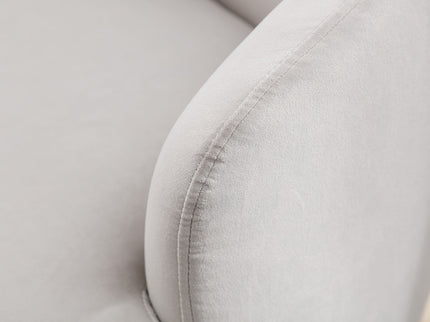 Swivel Accent Armchair Barrel Chair With Powder Coating Metal Ring