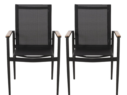 Barrister - Dining Chair (Set of 2) - Black / Natural