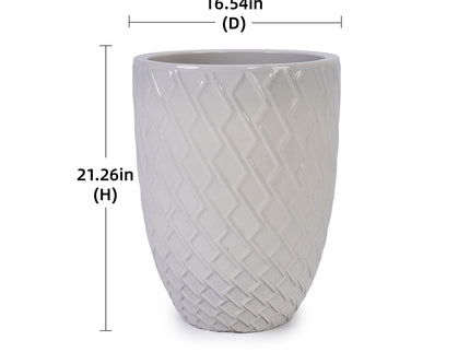 Ceramic Flowerpot, Planter For Patio, Garden, Windowsill