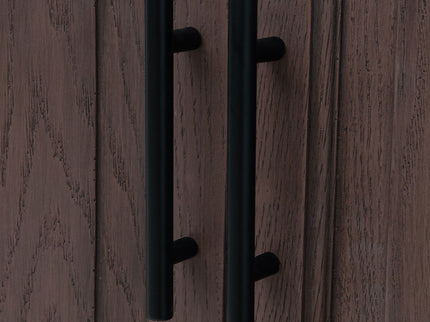 Modern Freestanding Bathroom Vanity With Ceramic Sink, Hot And Cold Faucet, Storage Cabinet & Open Shelf