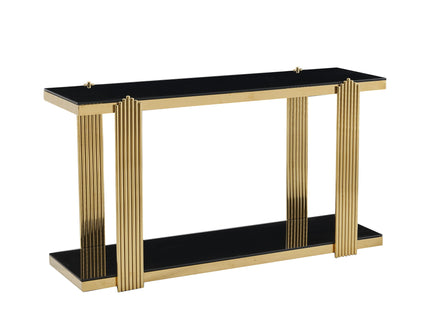 Console Table With Double Tier Storage