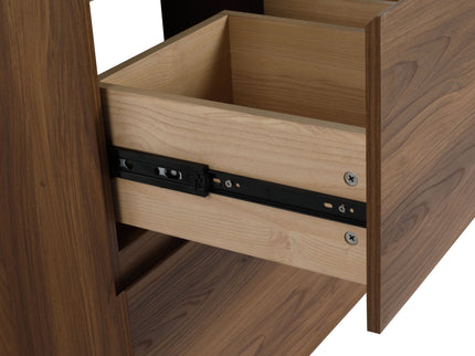 Modern Freestanding Bathroom Vanity Cabinet With Double Drawer