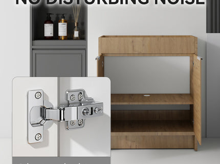 Freestanding Bathroom Vanity Cabinet With Soft Close Doors, Cabinet Only