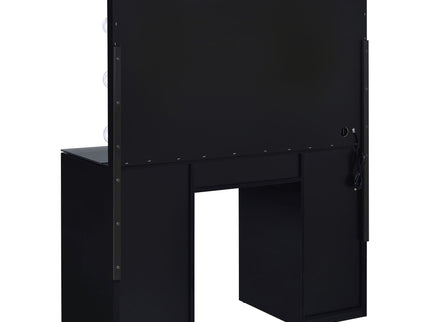 Fern - 7 Drawer Vanity Set With Mirror And Globe Lights
