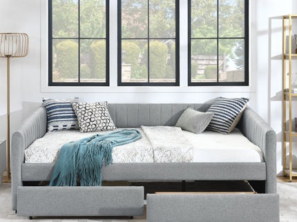 Upholstered Queen Daybed With 2 Drawers
