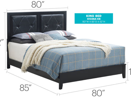 Padded Headboard Bed