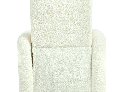 Push Back Recliner Armchair Upholstered Recliner Chair Single Sofa With Adjustable Backrest