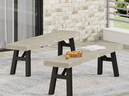 Bettina - Bench - Gray