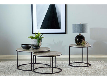 End Table - Gray / Gunmetal