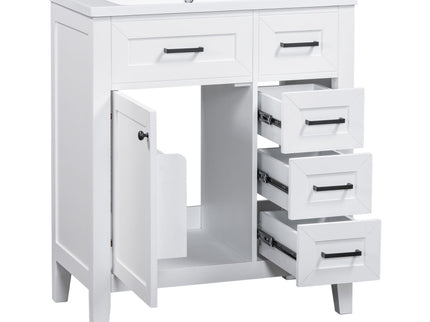 Modern Bathroom Vanity With Sink Combo, 3 Drawers