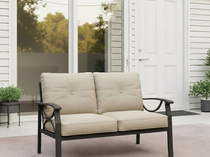 All-Weather Loveseat 2 Seats Sofa With Cushions