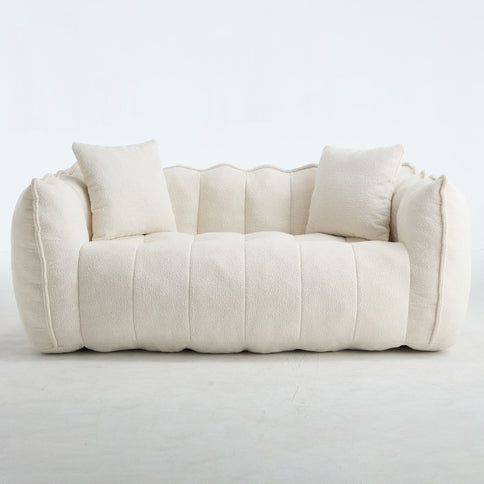 Cozy Beanbag Chair With High Resilience Foam Core For 2