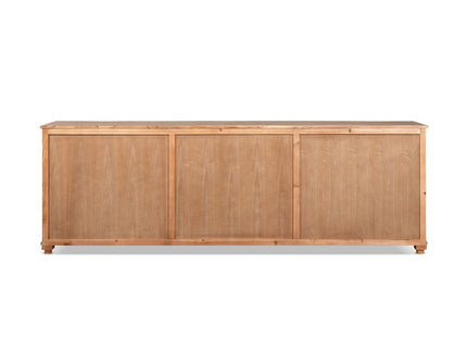 Colette - 6 Door Cabinet Sideboard - Brown