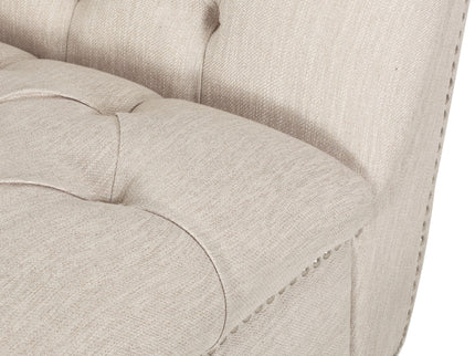 Chaise Lounge With Button Tufted Diamon Stitch