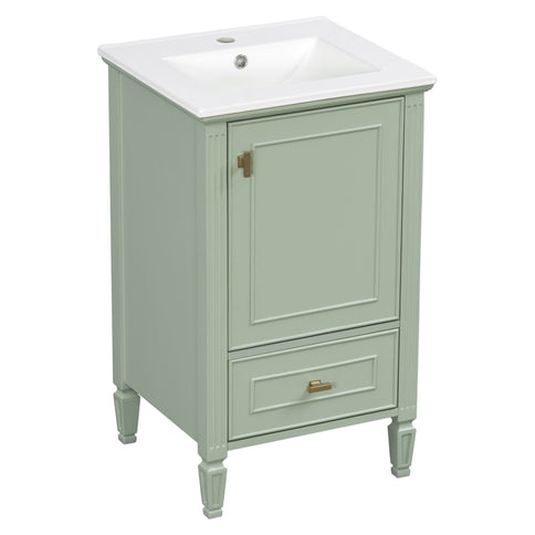 Retro Bathroom Vanity With Sink