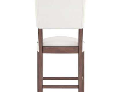5 Piece Counter Height Dining Set With 4 Upholstered Chairs
