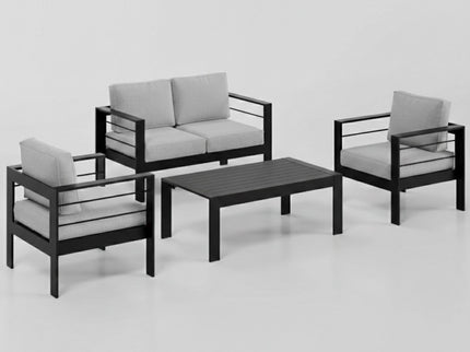 Outdoor Patio Set, All-Weather With Thick Cushions