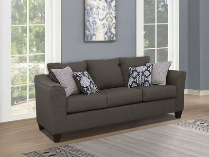 Ralston - Sofa With Accent Pillows - Gray