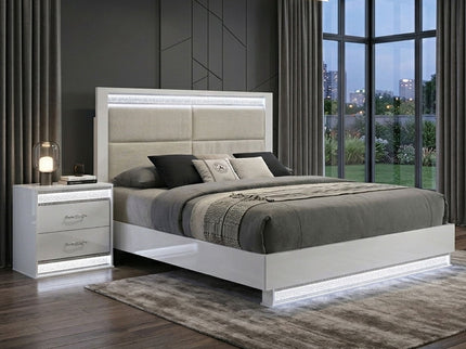 Glam - Bed With LED Headboard
