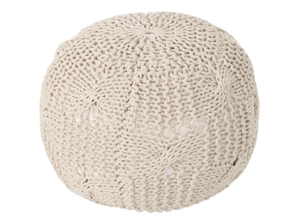 Bordeaux - Knitted Round Pouf