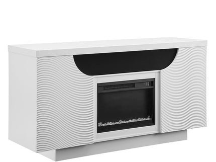 Alessia - Electric Fireplace With Multi Color LED And Flame Settings
