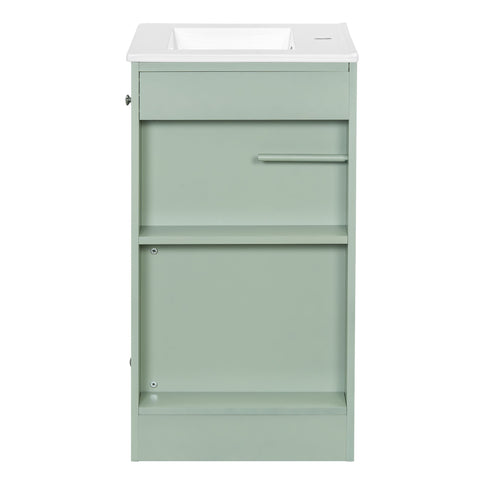 Modern Freestanding Bathroom Vanity With Sink, Soft-Close Drawer, Towel Bar