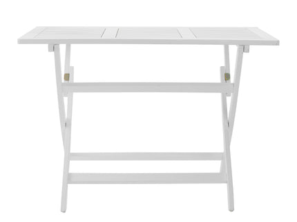 Blissique - Outdoor Foldable Wood Dining Table With Slat Design