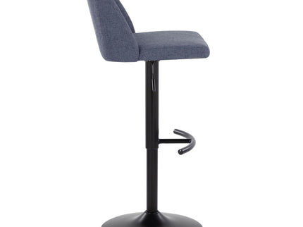 Toriano - Contemporary Adjustable Bar Stool With Rounded T Footrest (Set of 2)