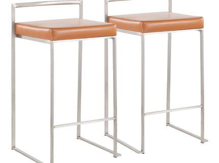Fuji - Contemporary Elegant Stackable Counter Stool Set