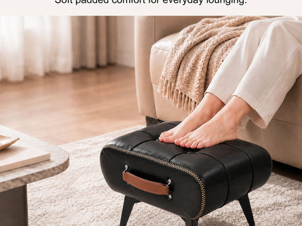 Minimalist Footstool With Hidden Storage