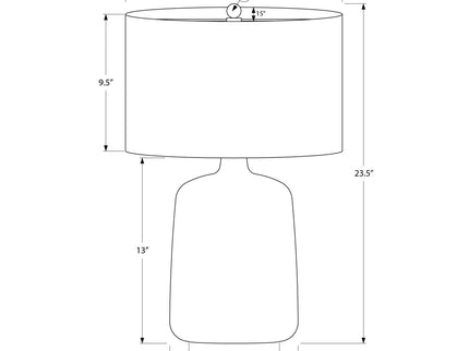 Lighting, Table Lamp Contemporary - Black