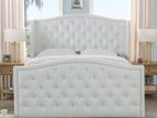 White / Fabric / Queen