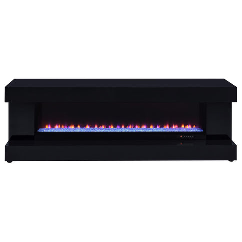 TV Stand Fireplace Console With Bluetooth Speaker