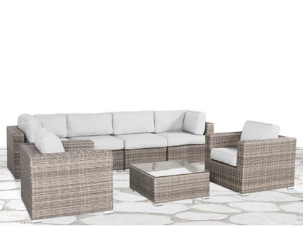 Stylish Entertainment Sectional Set, Outdoor Living