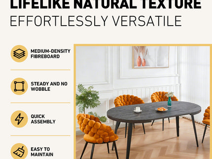 Extendable Dining Table - Black