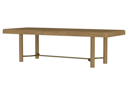 Benson - Extension Leaf Dining Table With Trestle Base - Sand